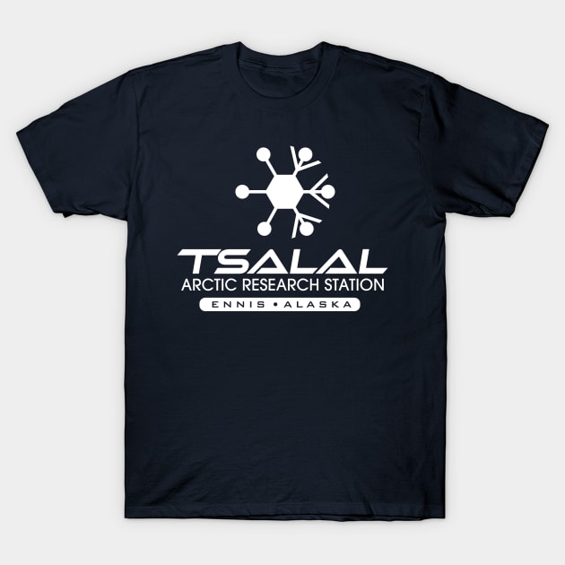 Tsalal Arctic Research Station T-Shirt by MindsparkCreative